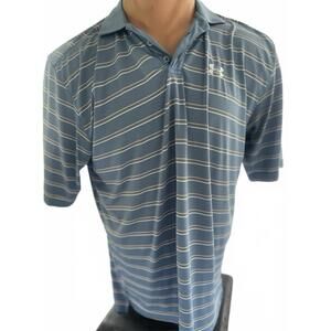 Under Armour Sz L Mens Polo short sleeve collared shirt  Loose Fit Multi Colors